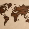 Tapeta Mapa w brązach: mapa świata, brąz, beż, krem